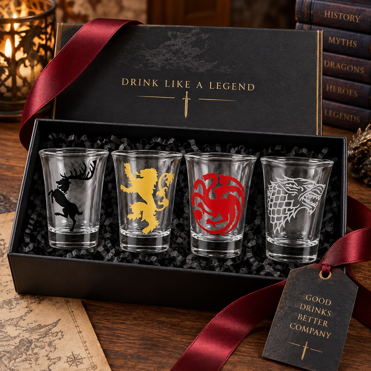 Game of Thrones Shot Glasses — Glassware photo 3