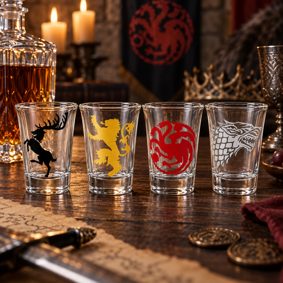 Game of Thrones Shot Glasses — Glassware photo 2