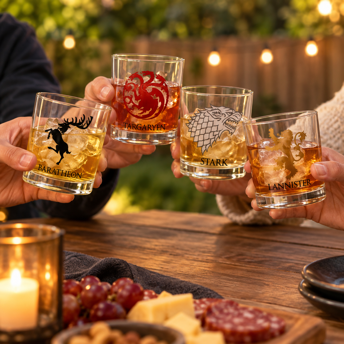 Game of Thrones House Rocks Glass Set — Glassware photo 2