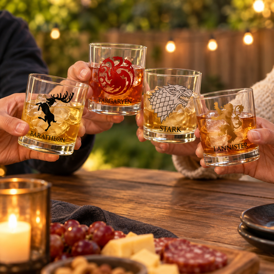 Game of Thrones House Rocks Glass Set — Glassware photo 2