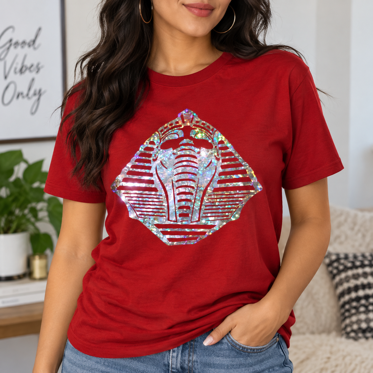 King Tut Egyptian Graphic T-Shirt — T-Shirt photo 2