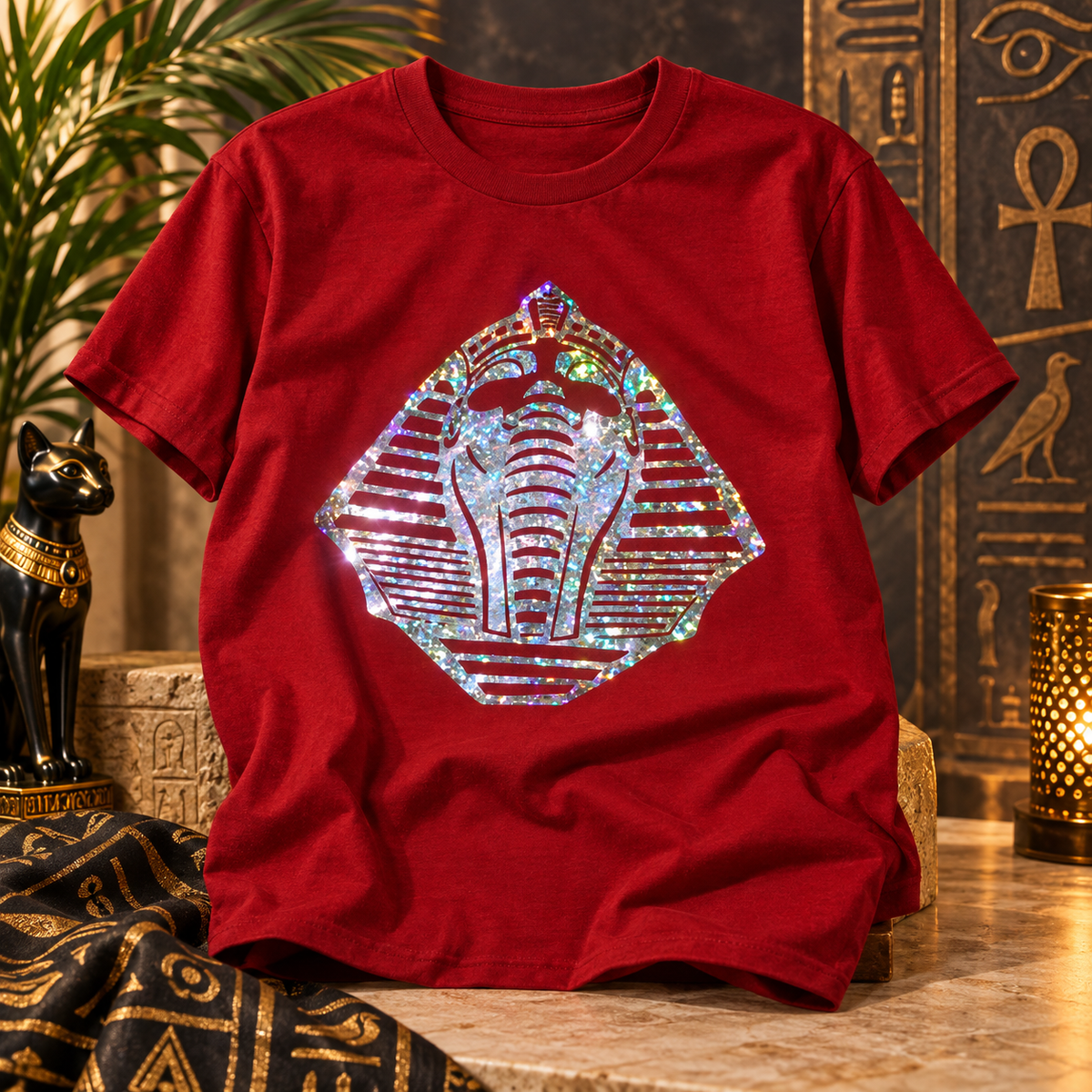 King Tut Egyptian Graphic T-Shirt — T-Shirt photo 3