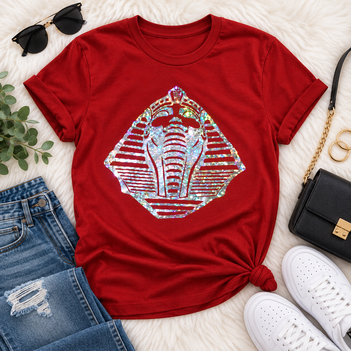 King Tut Egyptian Graphic T-Shirt — T-Shirt photo 5
