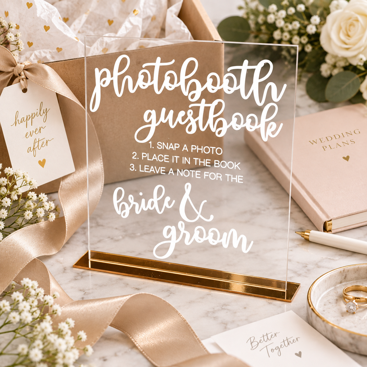 Photo Booth Acrylic Sign — Wedding Ceremony Supplies photo 4