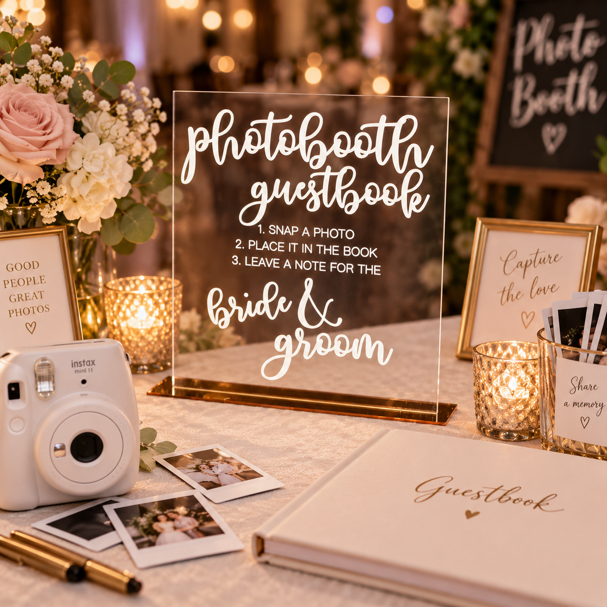 Photo Booth Acrylic Sign — Wedding Ceremony Supplies photo 3
