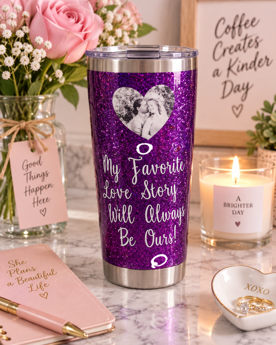 Newlywed Tumbler — Glassware photo 2