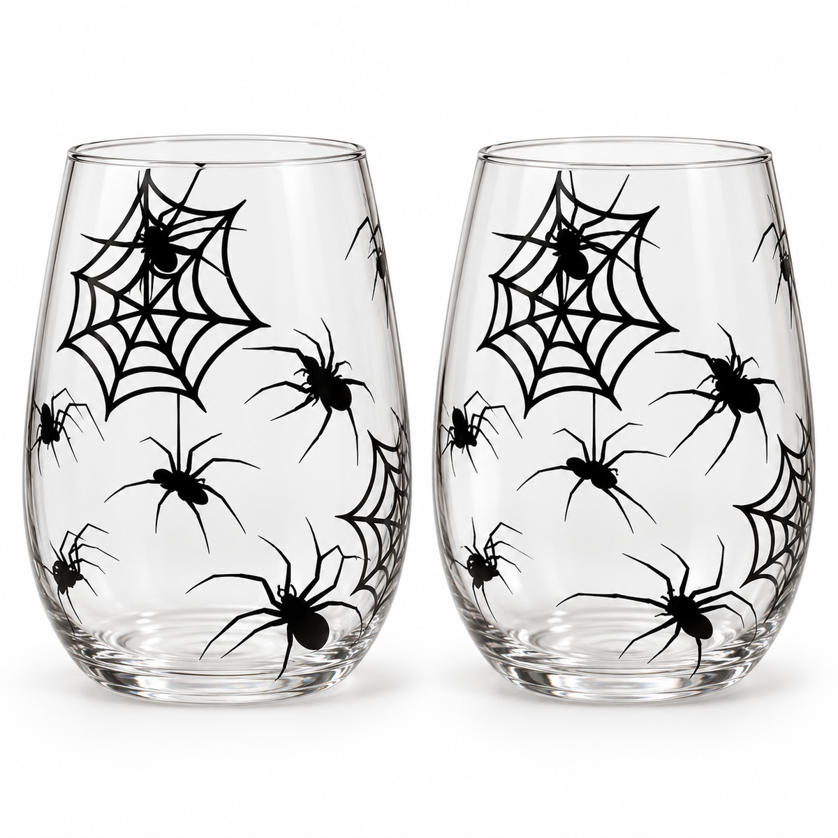 Spider Infested wine glasses — Glassware photo 1