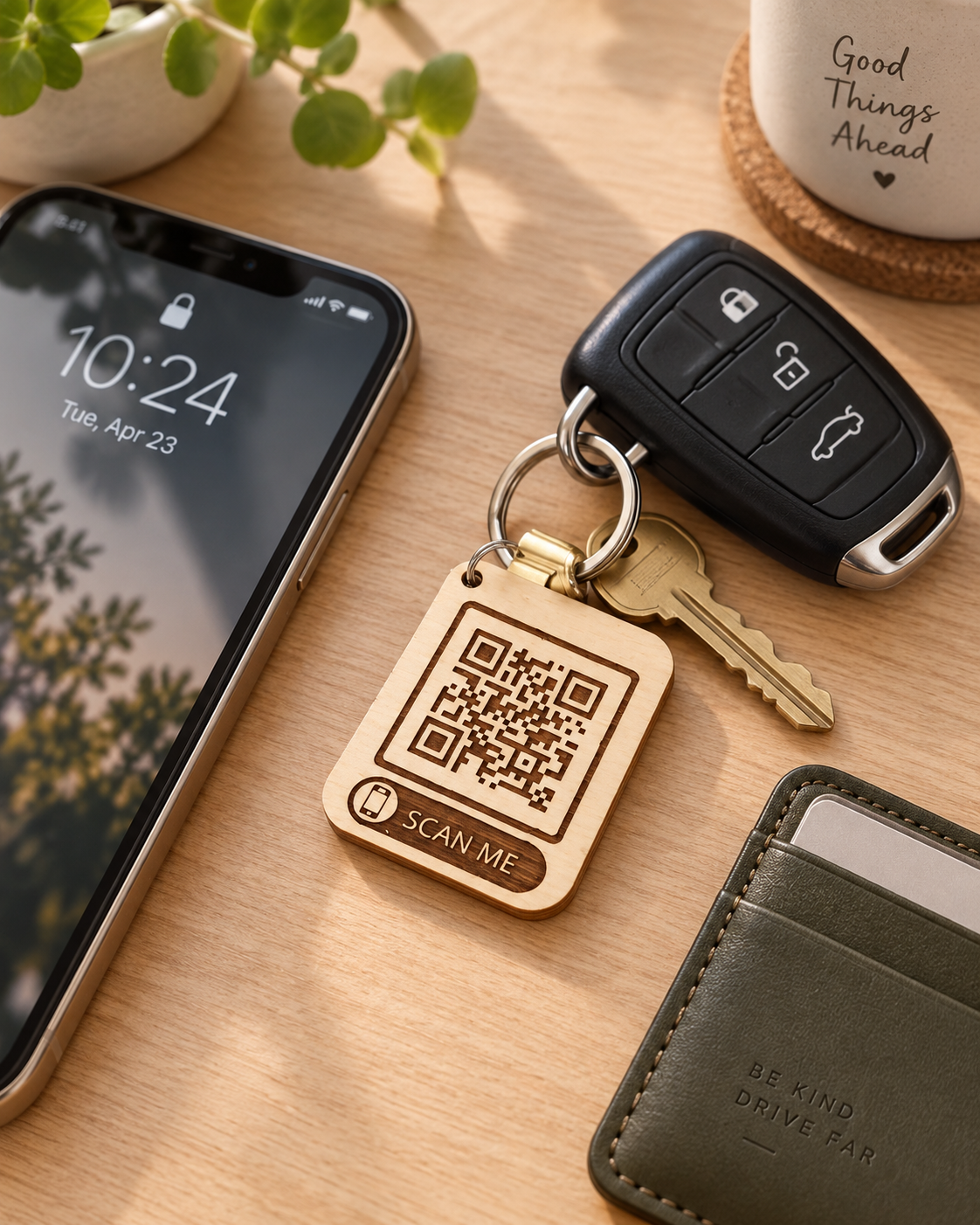 QR Code Key chain