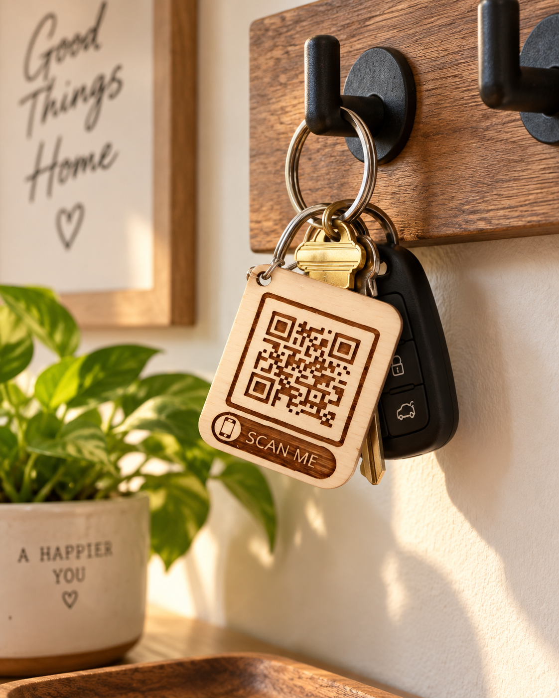 QR Code Key chain