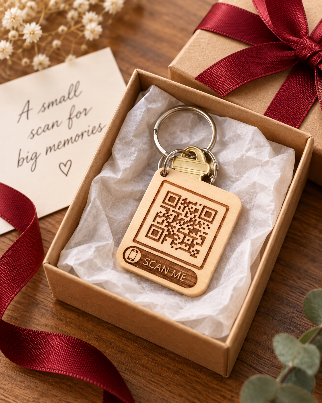 QR Code Key chain