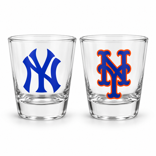 Yankees and Mets set — Glassware photo 1