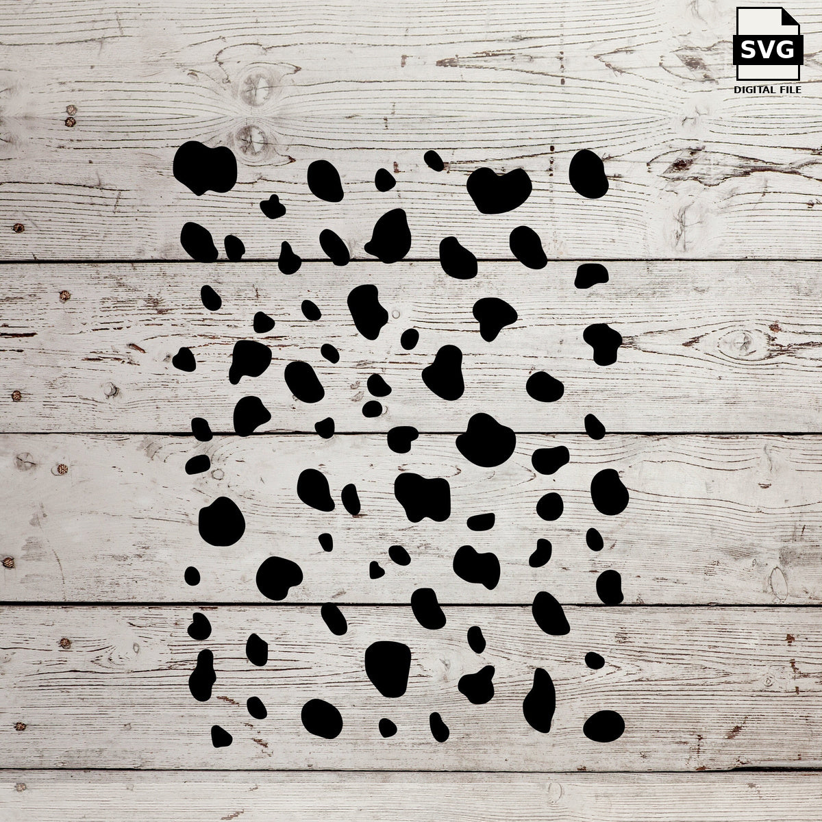 Dalmatian pattern. SVG digital download preview.