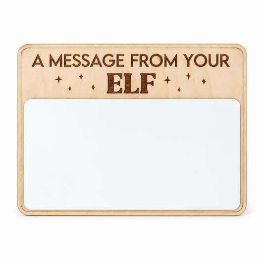Dry -Erase Message from your elf