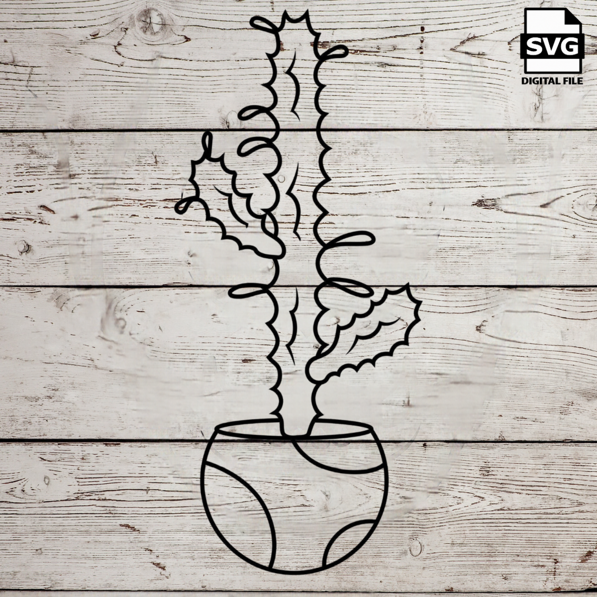Plant SVG original digital design preview.