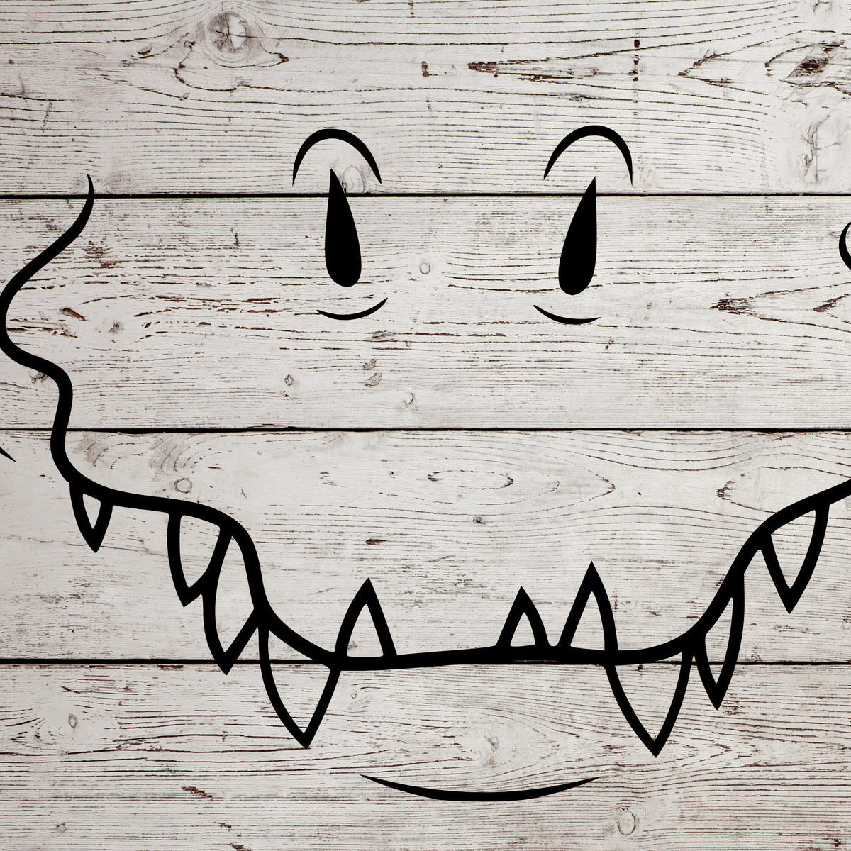 Reptile mouth SVG design cropped from the original artwork for a square digital file preview.