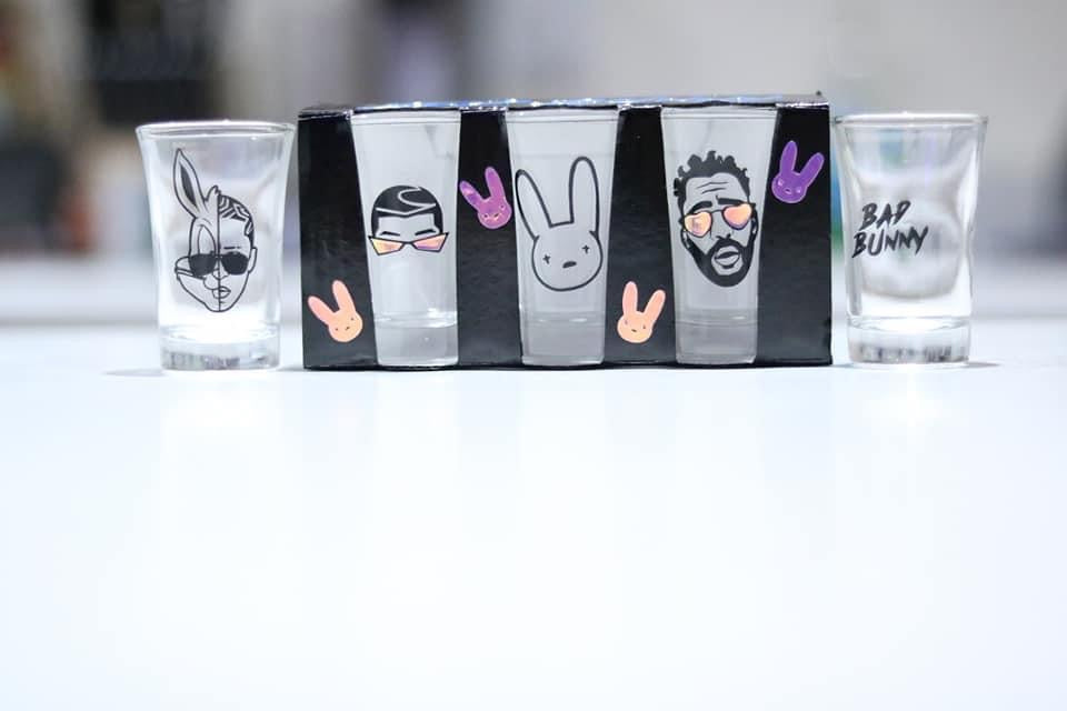 Bad Bunny Custom Shot Glasses