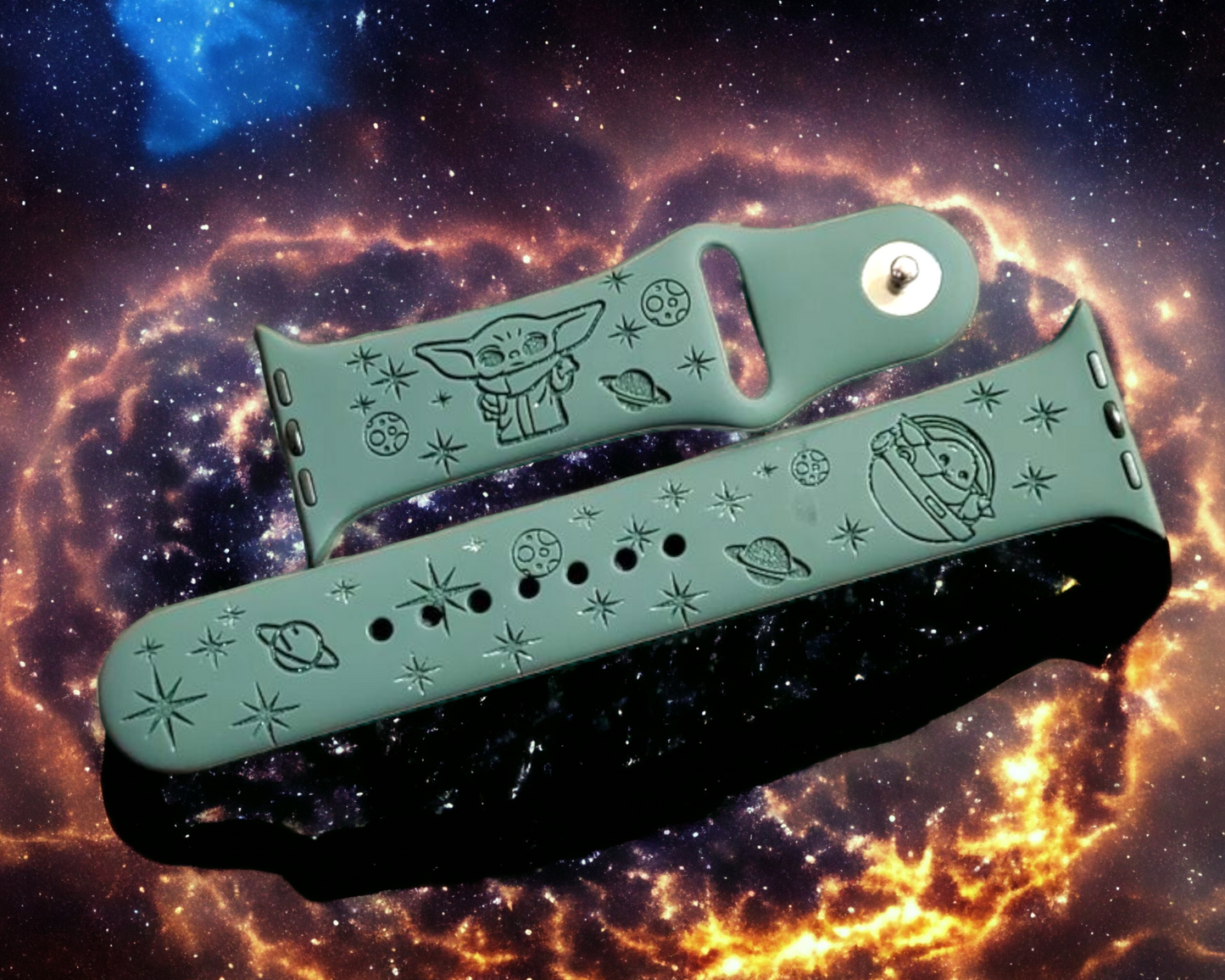 Baby Yo-Da Apple Watch Band