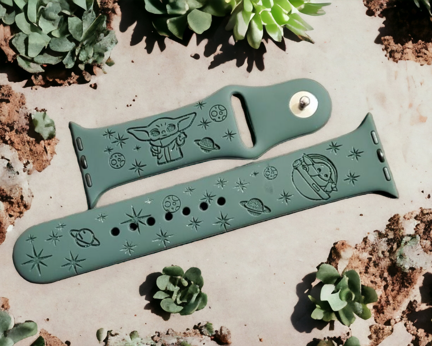 Baby Yo-Da Apple Watch Band