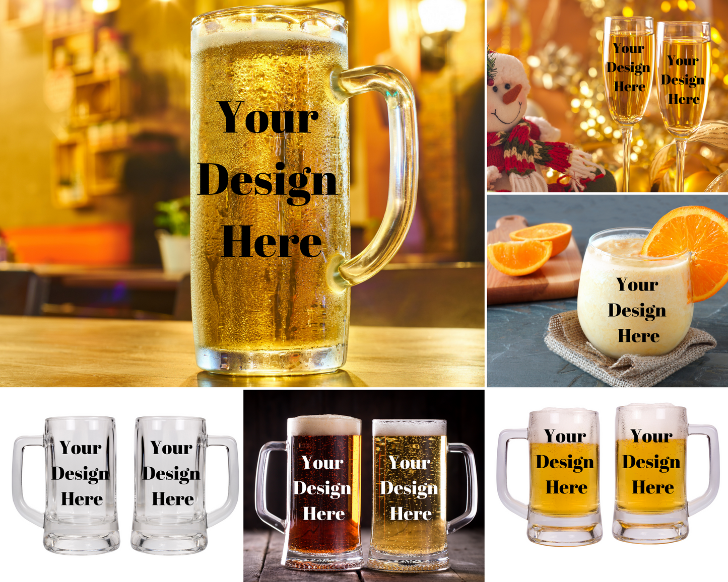 Glassware Mock Ups Digital Download
