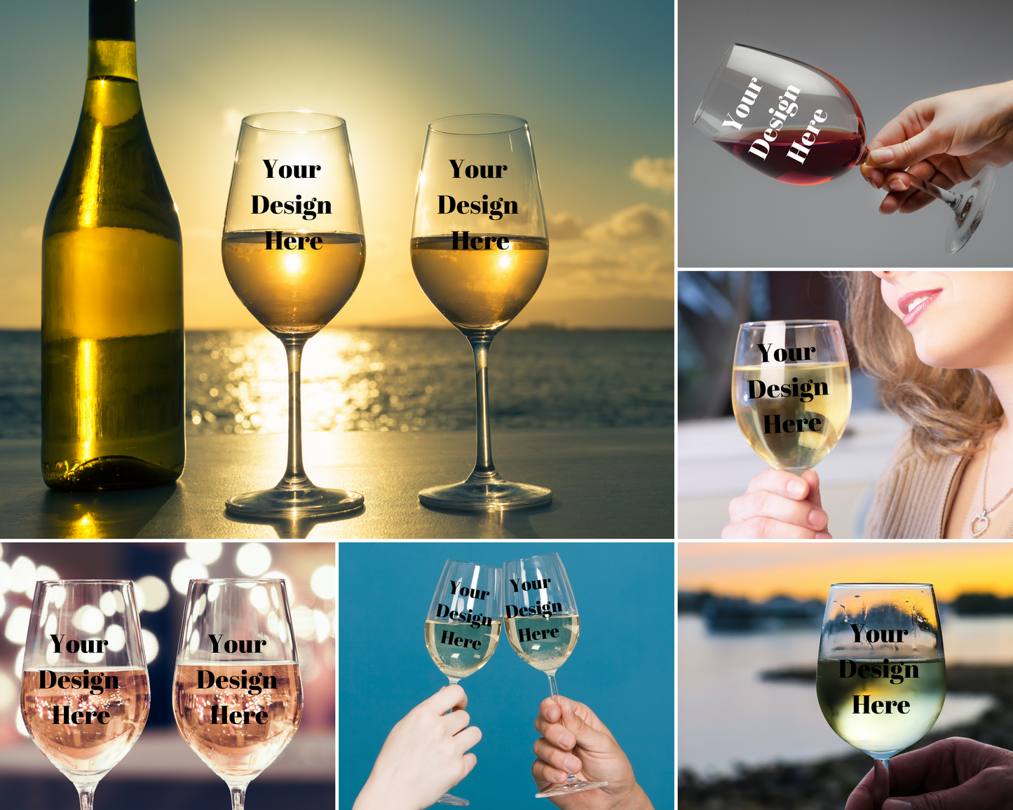 Glassware Mock Ups Digital Download