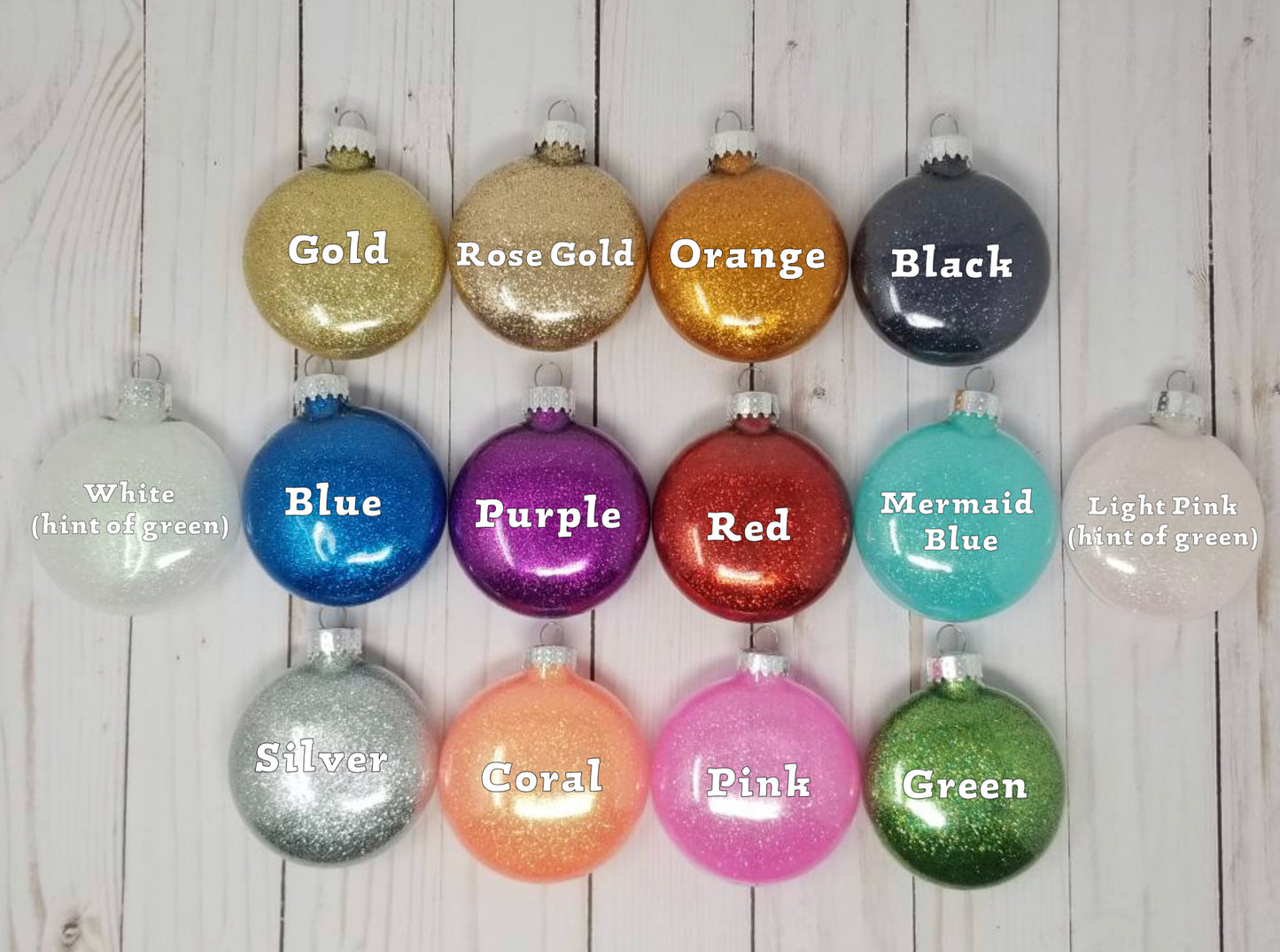 Disney Glitter Ornaments