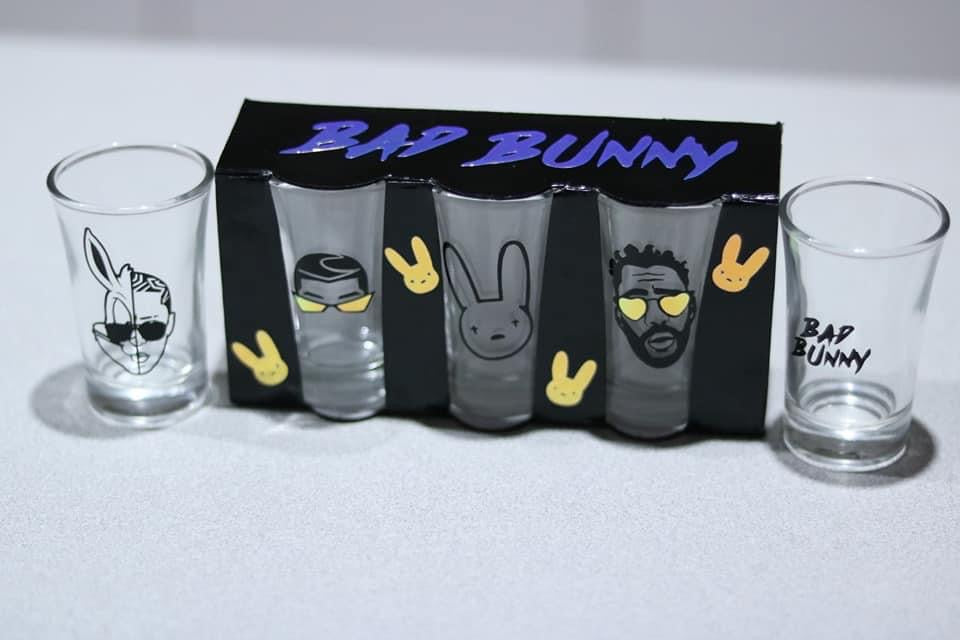 Bad Bunny Custom Shot Glasses