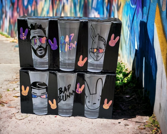 Bad Bunny Custom Shot Glasses