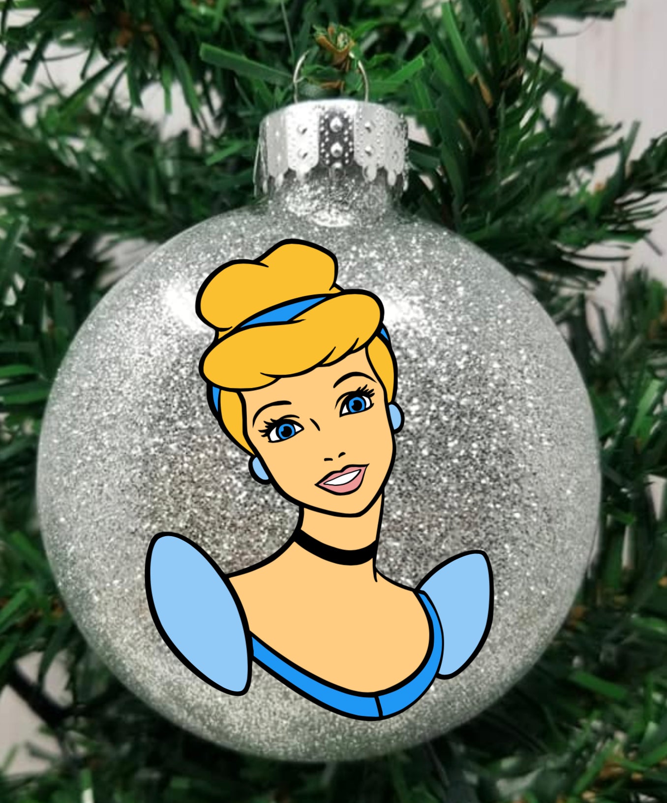 Disney Glitter Ornaments