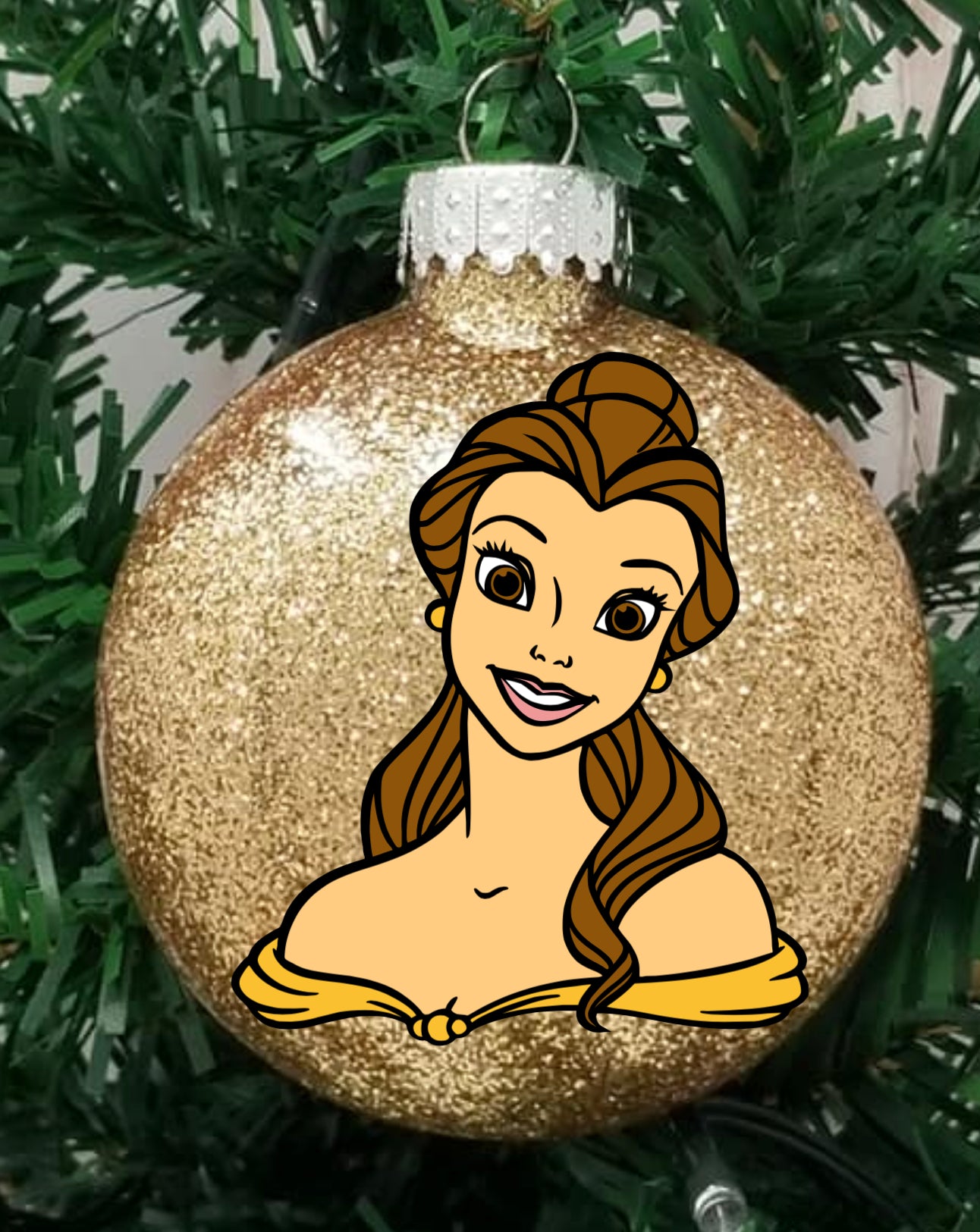 Disney Glitter Ornaments