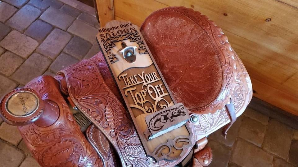 Bottle wall opener