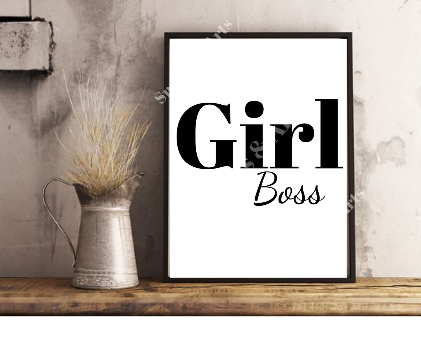 Girl Boss Digital Print