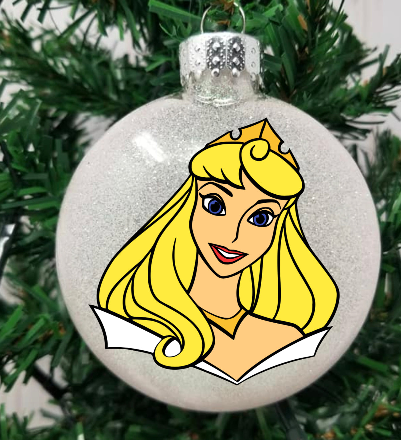 Disney Glitter Ornaments