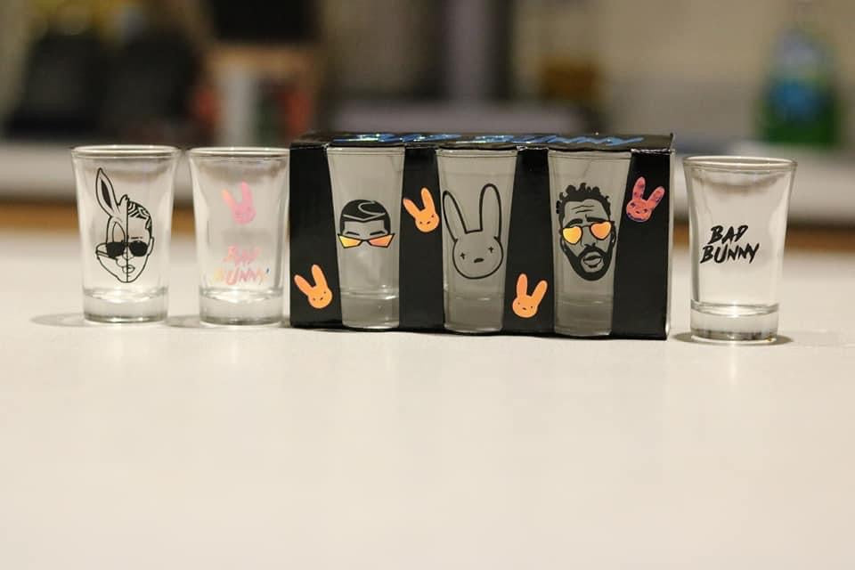 Bad Bunny Custom Shot Glasses