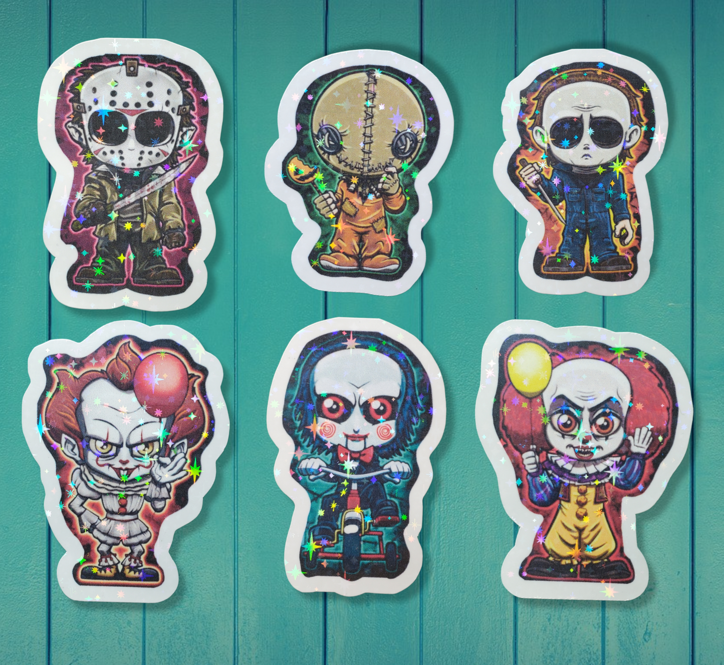 Horror Sticker individuals or set of 6