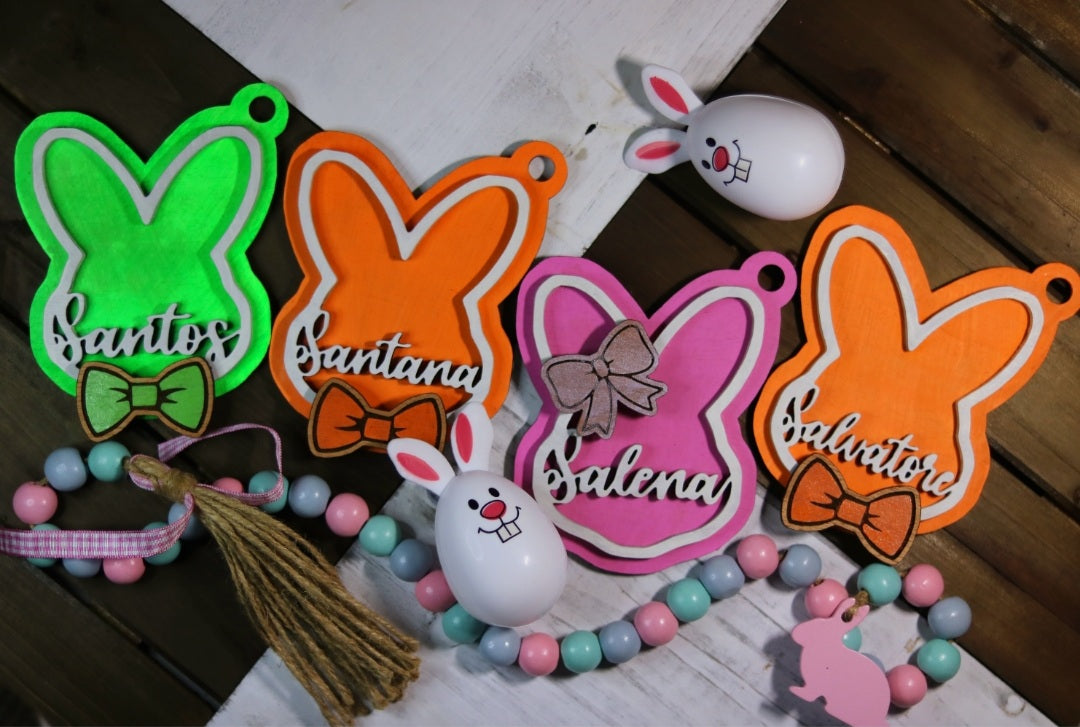 Easter Bunny Basket Tags