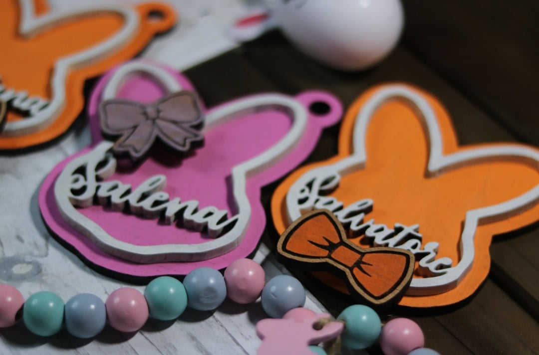 Easter Bunny Basket Tags