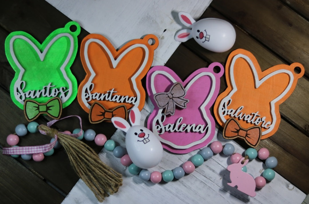 Easter Bunny Basket Tags