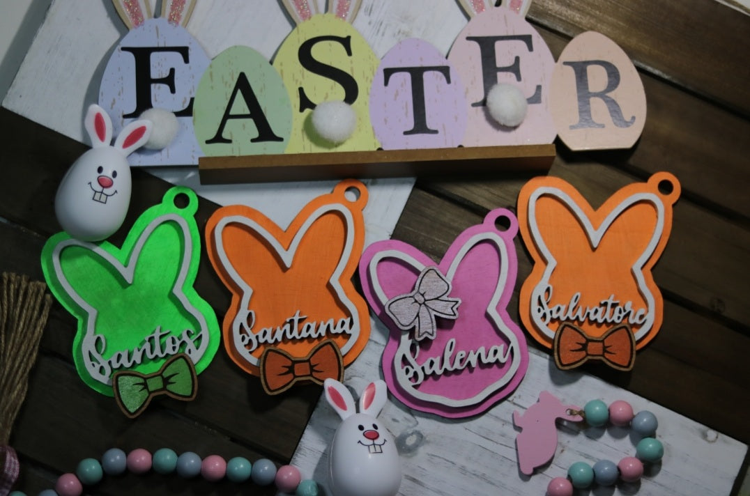 Easter Bunny Basket Tags