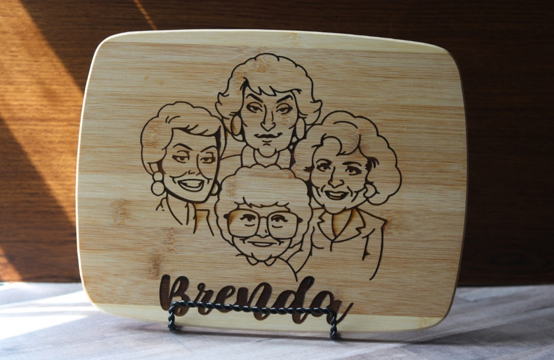 Golden Girls Themed Cutting/ Charcuterie Board