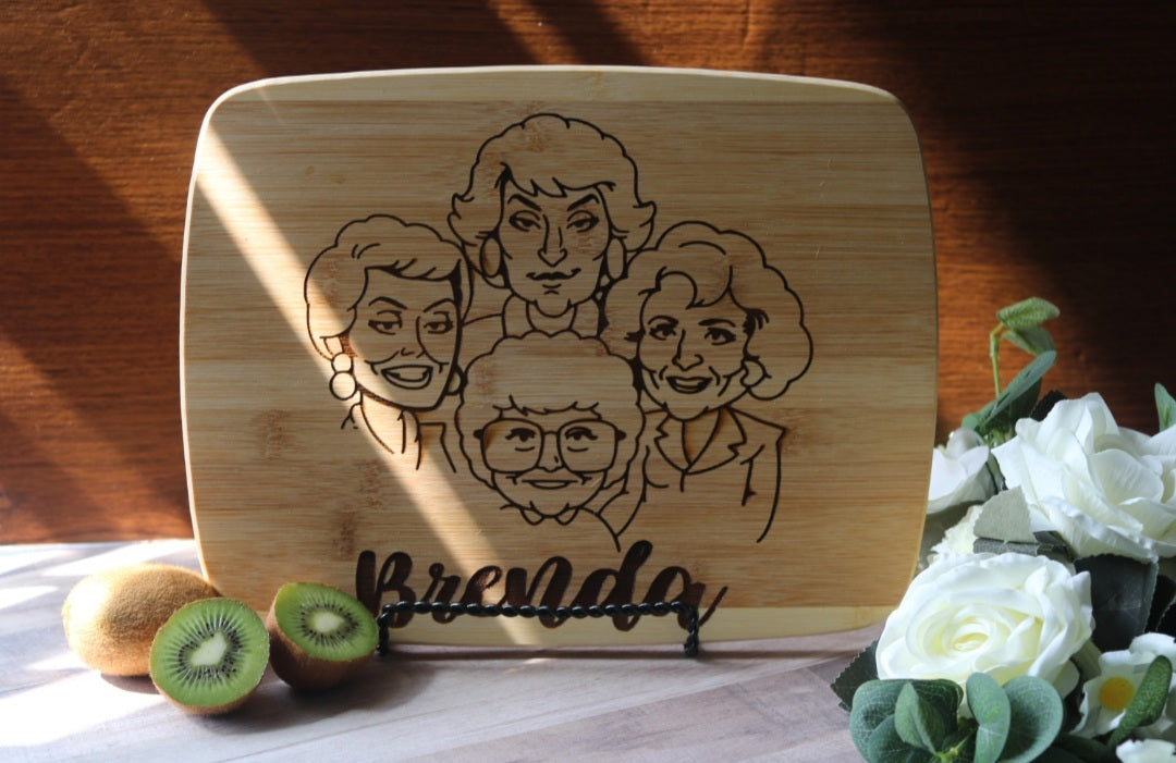 Golden Girls Themed Cutting/ Charcuterie Board