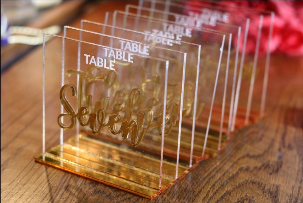 Table Numbers