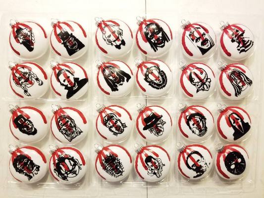 Pick and choose Horror Christmas Ornaments