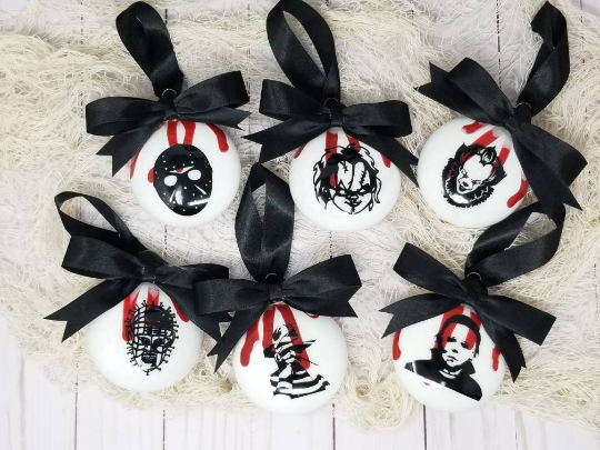 Horror Christmas Ornaments