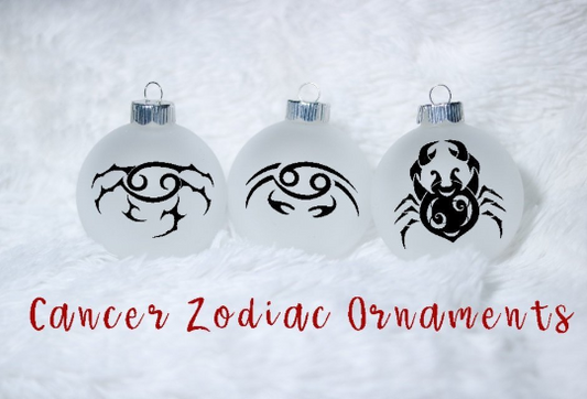 Zodiac Ornaments, Christmas Ornaments, Horoscope Ornaments, Zodiac gift, Gift for her - CCCreationz