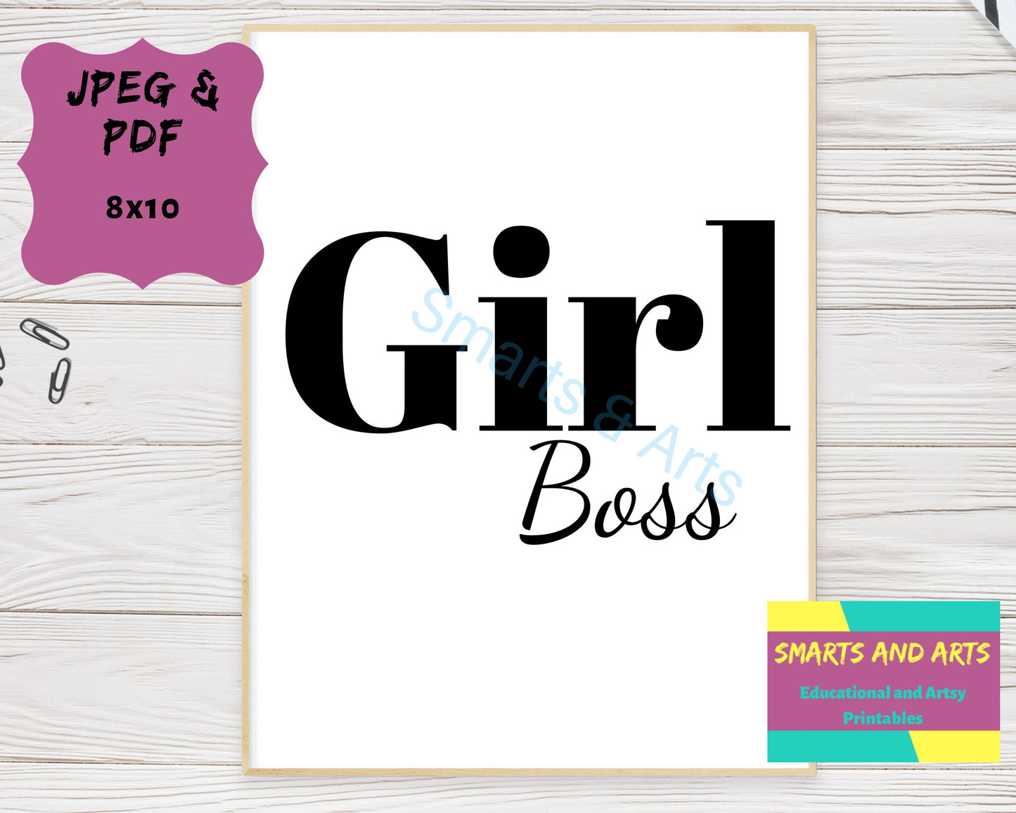 Girl Boss Digital Print