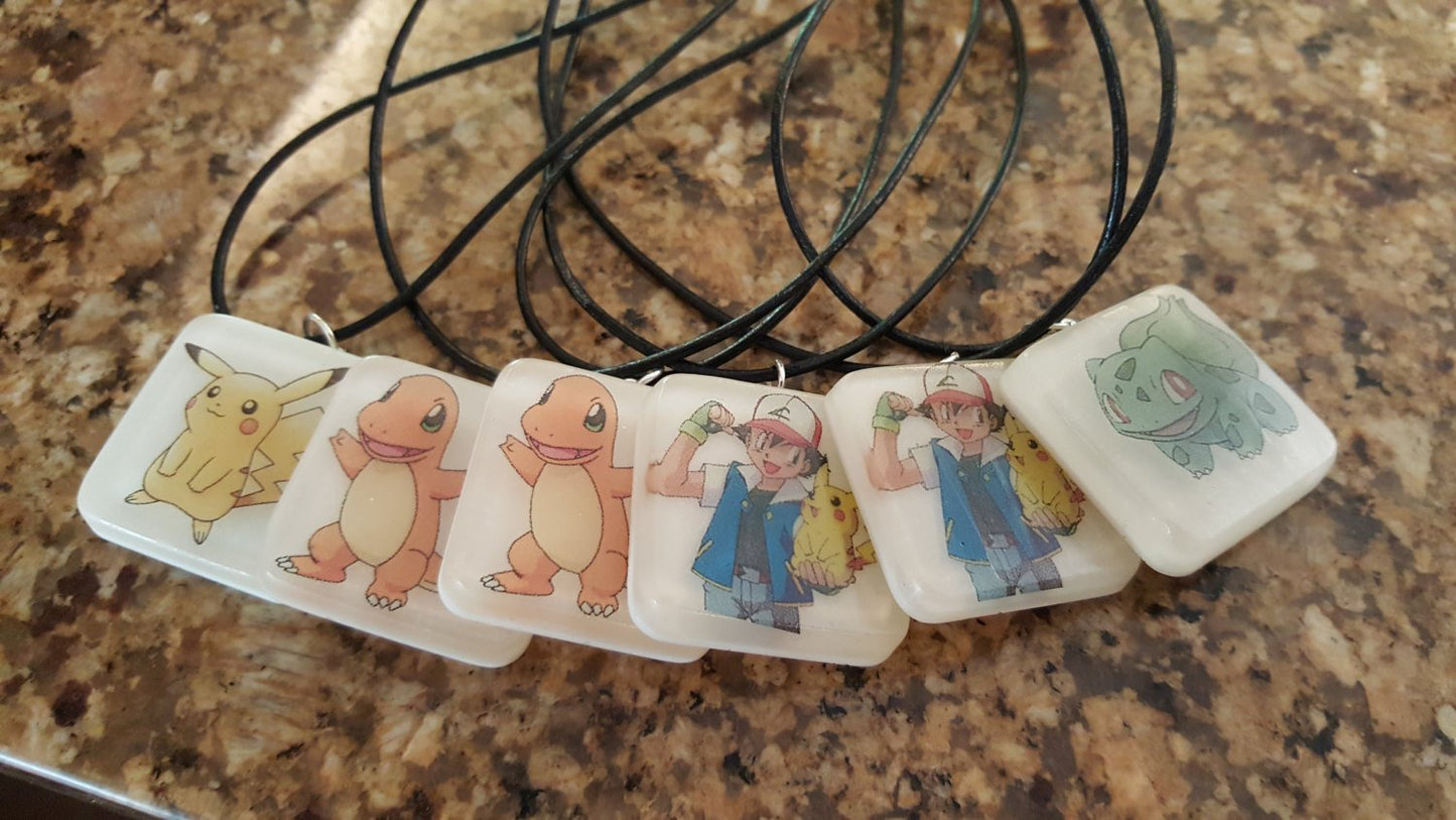 Birthday Party Favors / Party pendants/ character party favors / Pokemon / Princess / Disney - CCCreationz