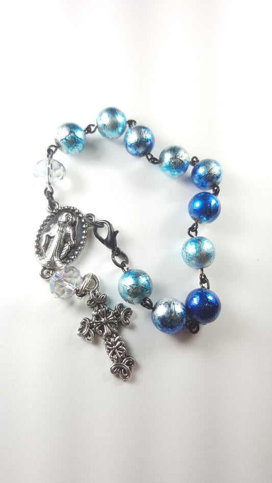 Rosary, Crucifix, Protection, Communion Gift, Cross Jewelry, Custom Rosary, Gift for her - CCCreationz