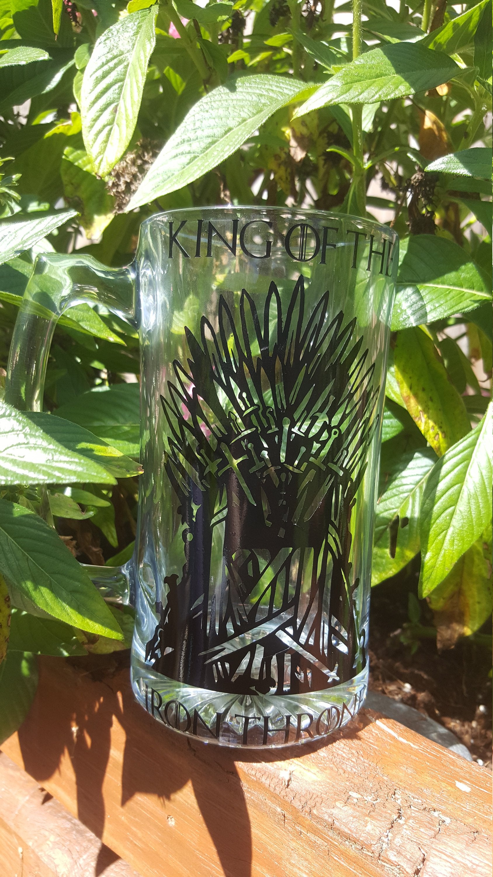 Game of Thrones Beer Mug, Iron throne, Personalized, Grooms Gift, Valentines Gift, Gift for him - CCCreationz