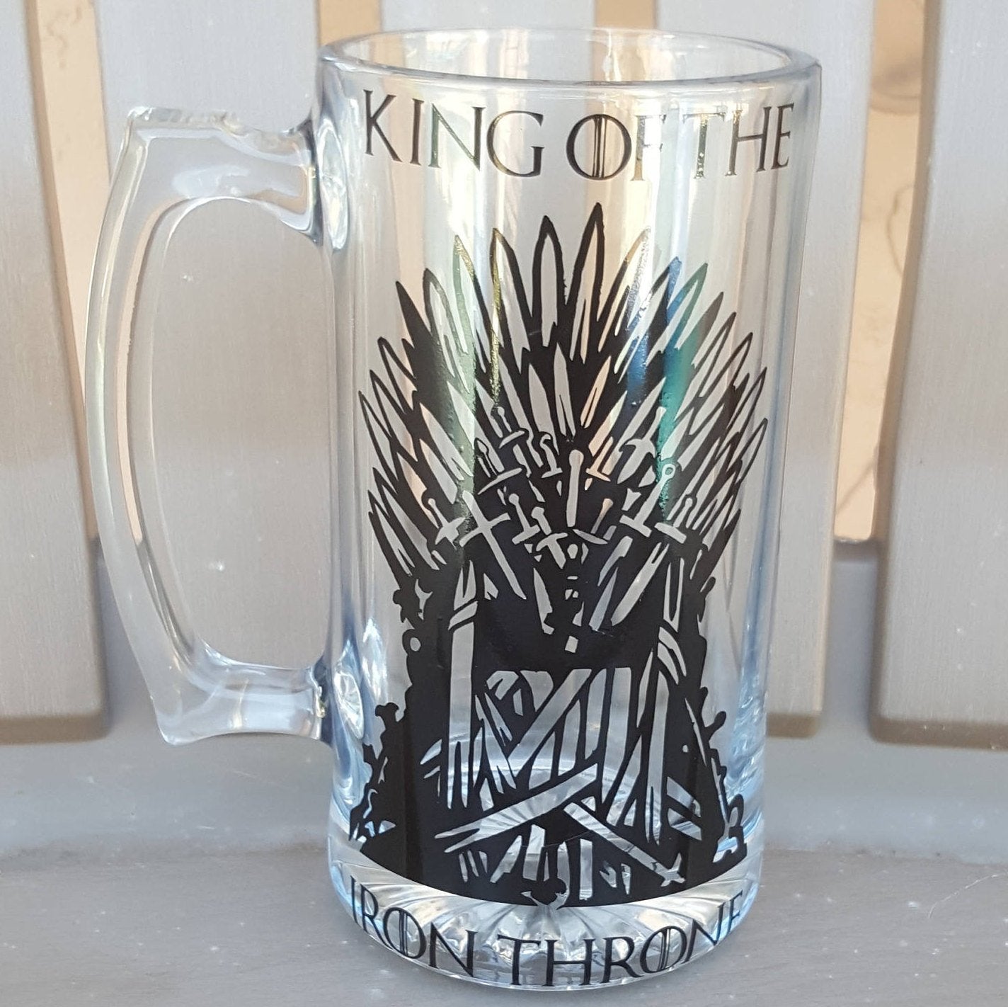 Game of Thrones Beer Mug, Iron throne, Personalized, Grooms Gift, Valentines Gift, Gift for him - CCCreationz