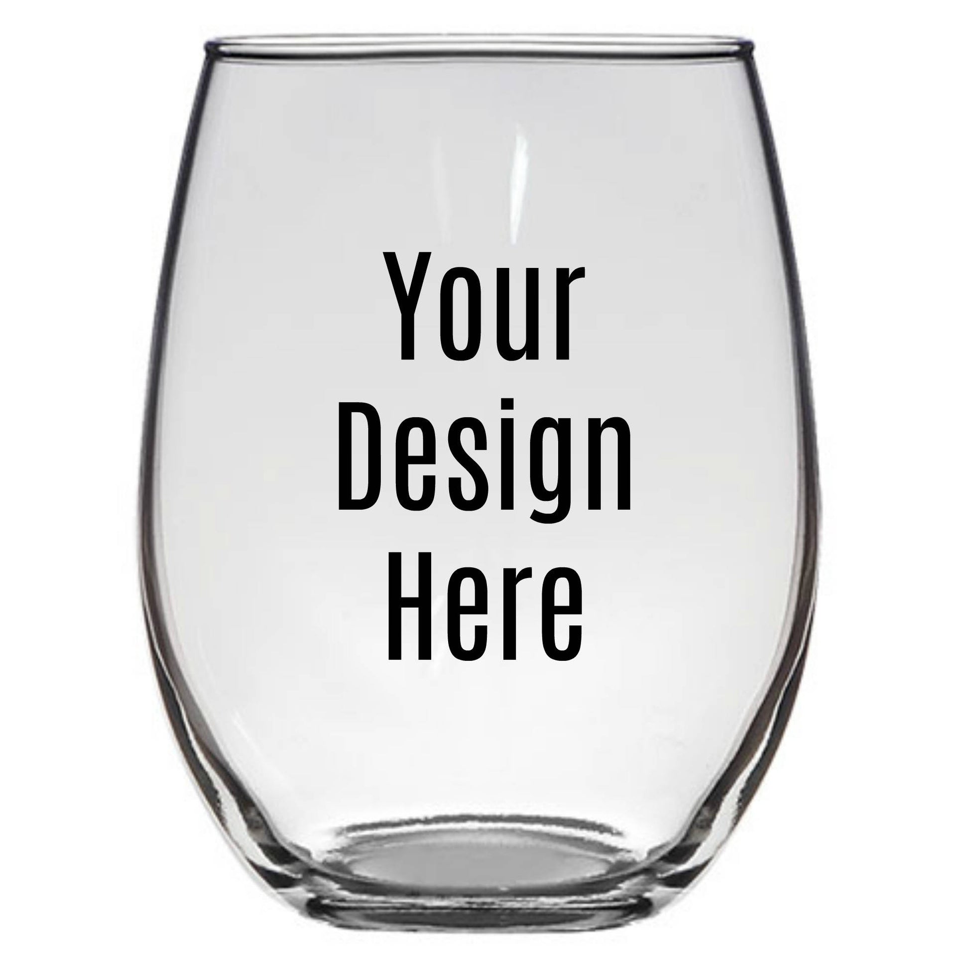 Stemless Wine Glass 21 oz. - Custom - CCCreationz